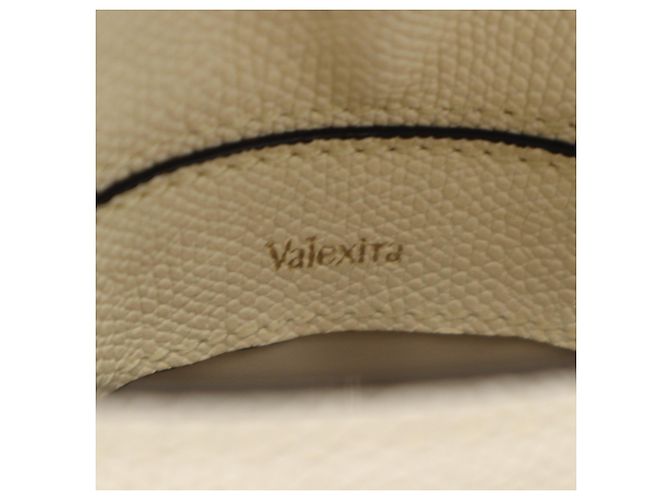 Borsa a Spalla Valextra Soft Calfskin Slim B Traccolina Bianco - vista 14