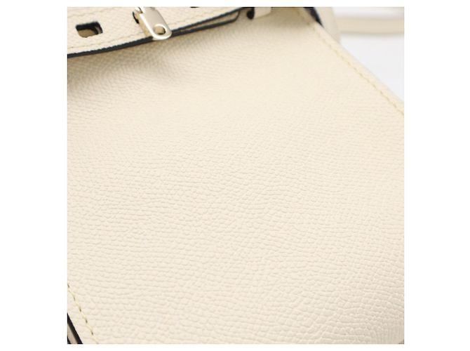 Borsa a Spalla Valextra Soft Calfskin Slim B Traccolina Bianco - vista 4
