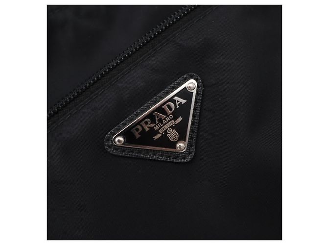 Borsa a tracolla Prada in poliammide riciclata Re-Nylon Nero - vista 17