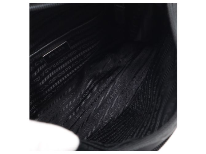 Borsa a tracolla Prada in poliammide riciclata Re-Nylon Nero - vista 18