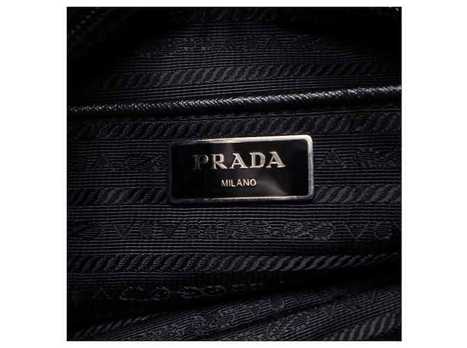 Borsa a tracolla Prada in poliammide riciclata Re-Nylon Nero - vista 22