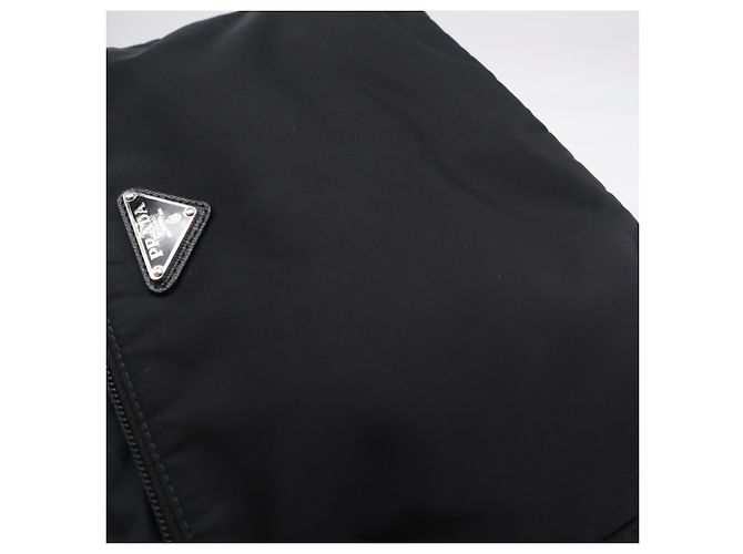 Borsa a tracolla Prada in poliammide riciclata Re-Nylon Nero - vista 4
