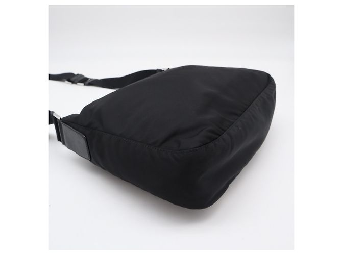Borsa a tracolla Prada in poliammide riciclata Re-Nylon Nero - vista 8