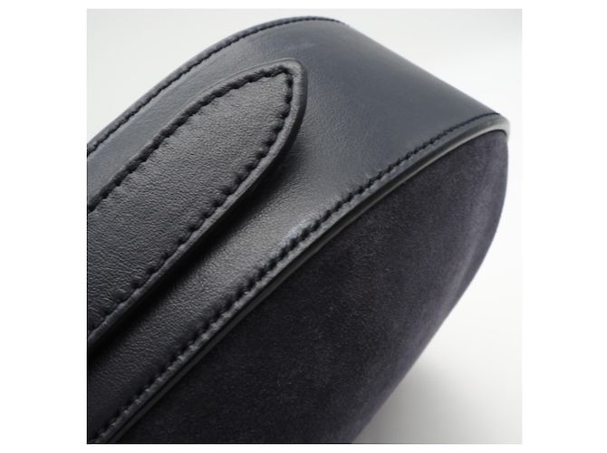 Piccola borsa a tracolla Tod's in scamosciato Blu navy - vista 11