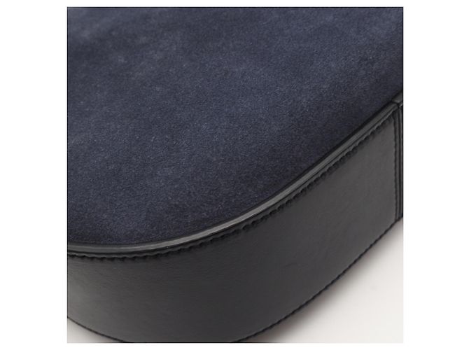 Piccola borsa a tracolla Tod's in scamosciato Blu navy - vista 12
