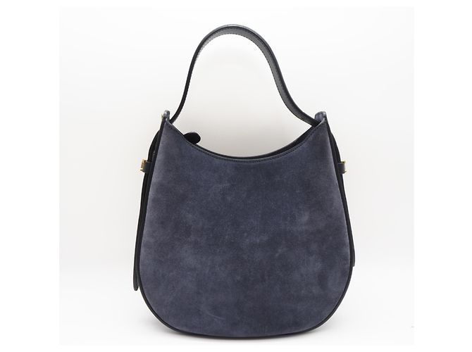 Piccola borsa a tracolla Tod's in scamosciato Blu navy - vista 2