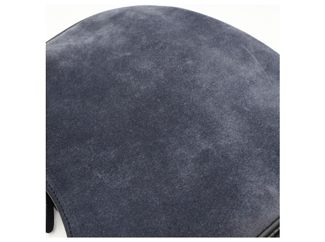 Piccola borsa a tracolla Tod's in scamosciato Blu navy - vista 3