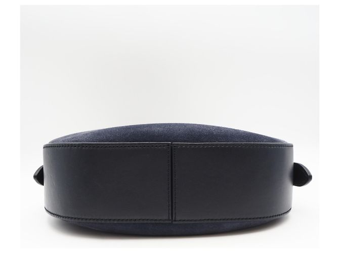 Piccola borsa a tracolla Tod's in scamosciato Blu navy - vista 7