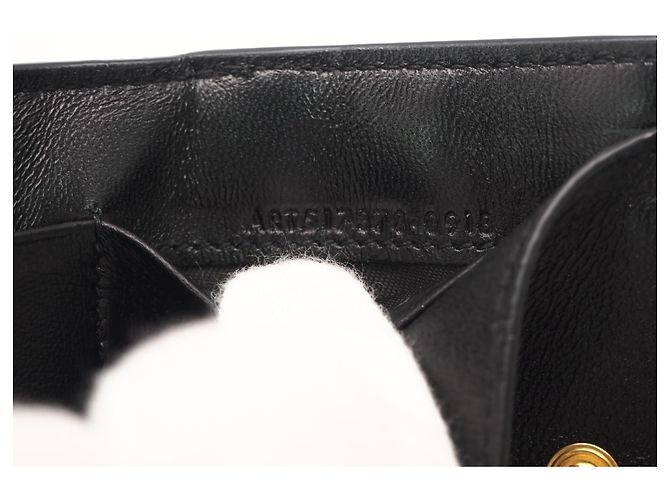 Cartera tríptico de piel charol azul Yves Saint Laurent - vista 13