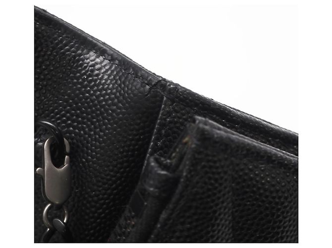 Borsa a Spalla Cassandre Chain Wallet Yves Saint Laurent Nero - vista 13