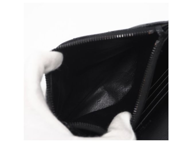 Borsa a Spalla Cassandre Chain Wallet Yves Saint Laurent Nero - vista 14