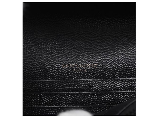 Borsa a Spalla Cassandre Chain Wallet Yves Saint Laurent Nero - vista 16