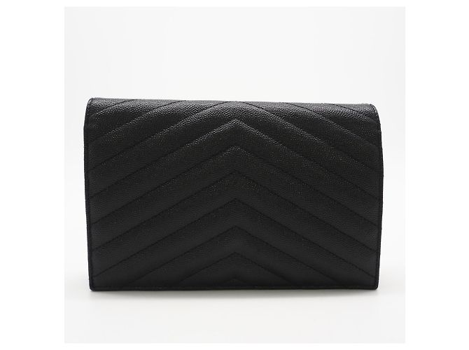Borsa a Spalla Cassandre Chain Wallet Yves Saint Laurent Nero - vista 2