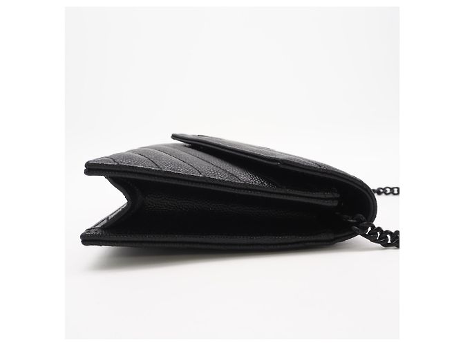 Borsa a Spalla Cassandre Chain Wallet Yves Saint Laurent Nero - vista 5