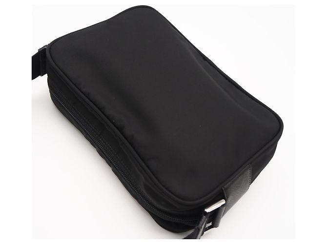 Borsa a tracolla PRADA in poliammide riciclata Re-Nylon Nero - vista 2
