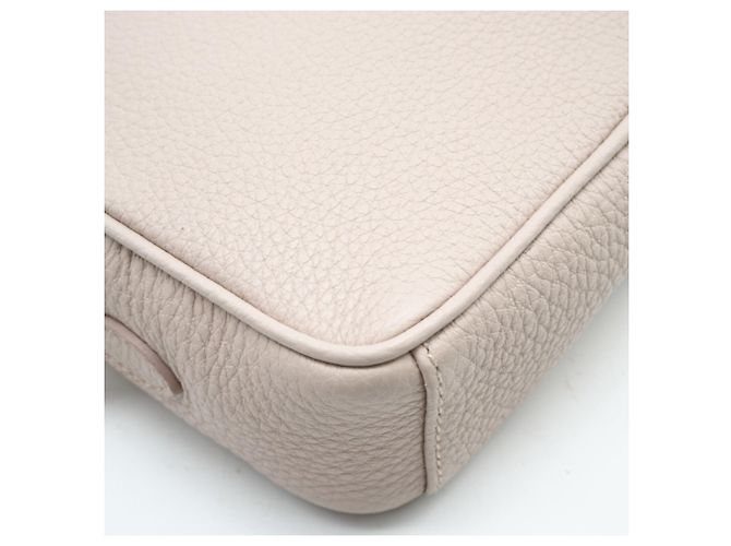 Mini borsa a tracolla in pelle Prada Beige - vista 10