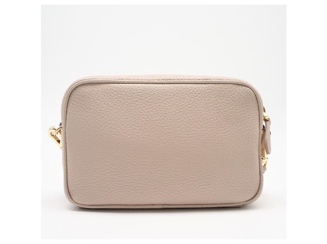 Mini borsa a tracolla in pelle Prada Beige - vista 2