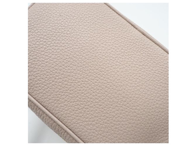 Mini borsa a tracolla in pelle Prada Beige - vista 3