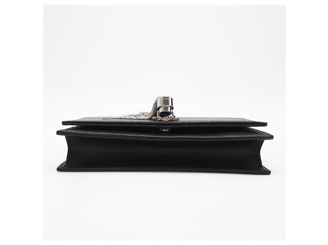 Yves Saint Laurent Kate Tassel Small Chain Wallet Nero - vista 6