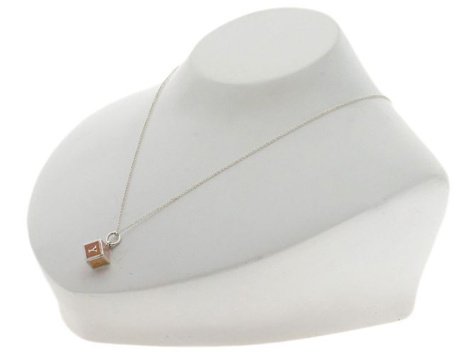 Collana Tiffany & Co. Logo Cube in smalto - vista 4