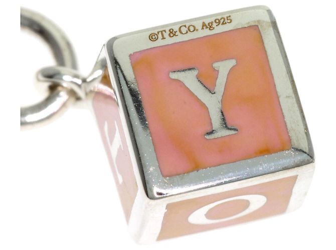 Collana Tiffany & Co. Logo Cube in smalto - vista 5