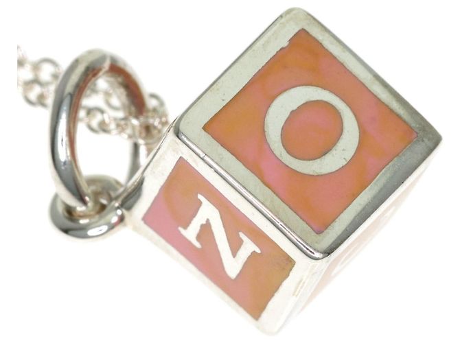 Collana Tiffany & Co. Logo Cube in smalto - vista 6