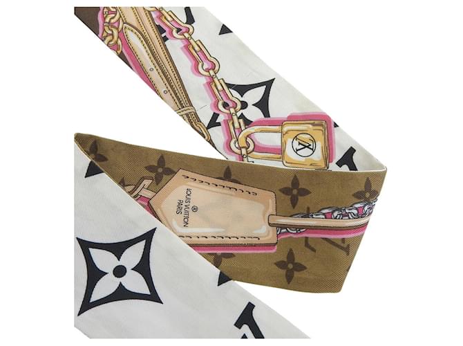 Sciarpa Louis Vuitton Monogram Bandeau BB Ultimate Nero - vista 4
