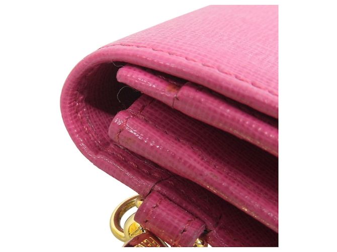 Fendi Kompakter Bi-Fold Geldbeutel Pink - Ansicht 7