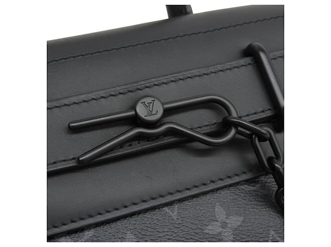 Borsa Louis Vuitton Monogram Eclipse Steamer PM Monogramma - vista 6