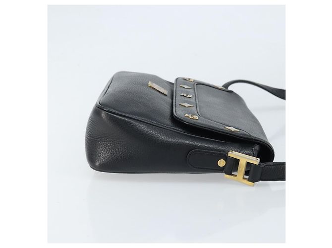 MCM Vintage Vicetos Leather Nero - vista 3