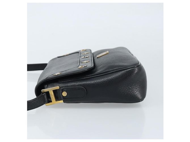 MCM Vintage Vicetos Leather Nero - vista 4