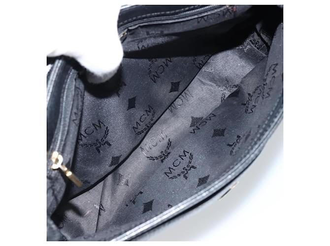 MCM Vintage Vicetos Leather Nero - vista 5