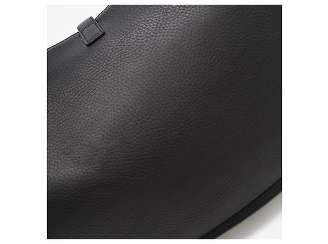Yves Saint Laurent Grain Leather Le Sancassette Bear Tote Bag Schwarz - Ansicht 3