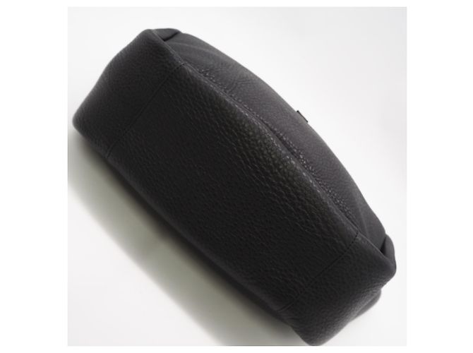 Yves Saint Laurent Grain Leather Le Sancassette Bear Tote Bag Schwarz - Ansicht 6