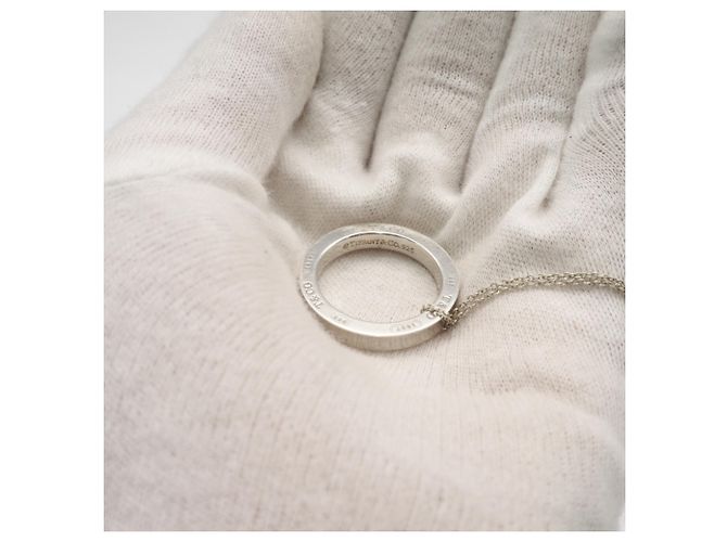 Collana con pendente Tiffany & Co. 1837 Circle Argento - vista 7
