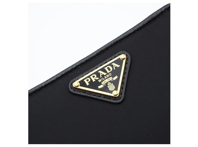 Prada Saffiano Bi-fold Wallet Schwarz - Ansicht 10