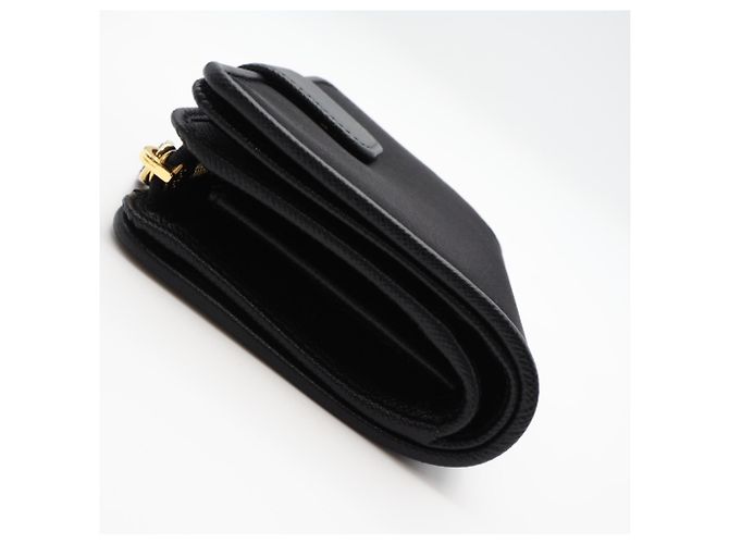 Prada Saffiano Bi-fold Wallet Schwarz - Ansicht 4