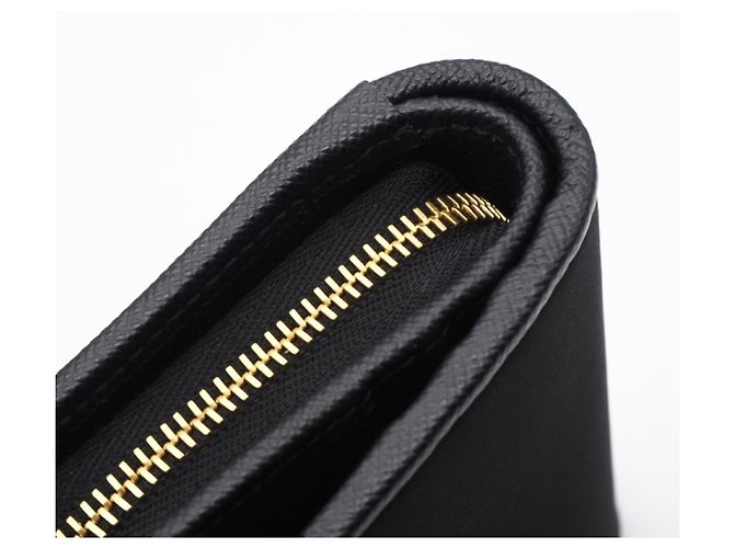 Prada Saffiano Bi-fold Wallet Schwarz - Ansicht 9