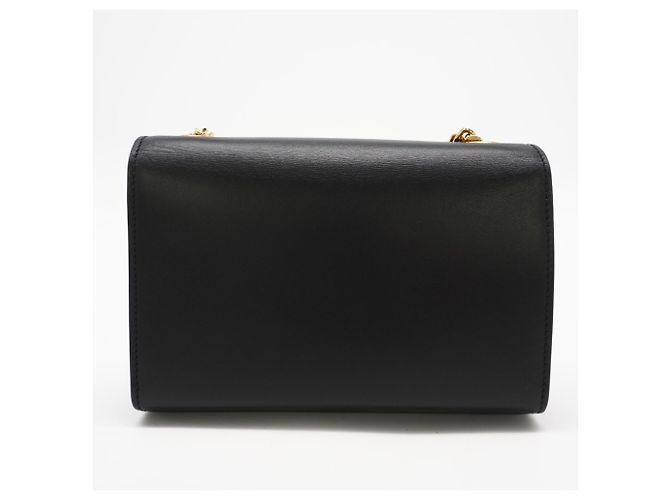 Bolso de hombro con cadena Yves Saint Laurent Paris Negro - vista 2