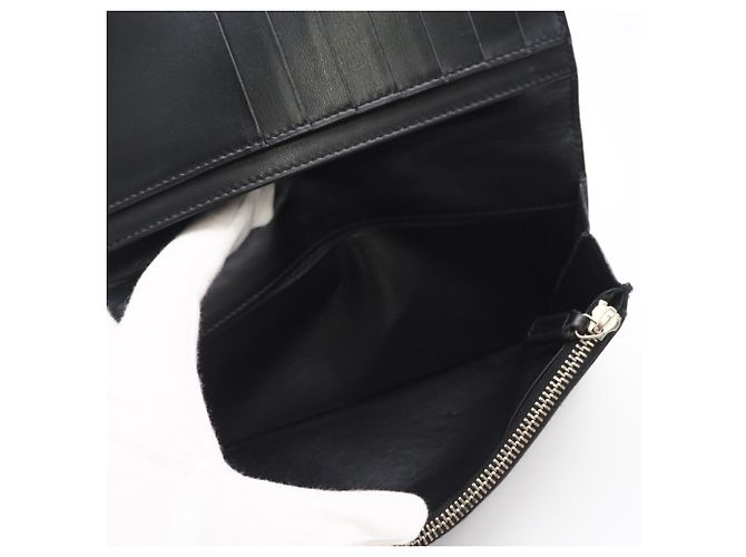 Yves Saint Laurent Tiny Cassandra Continental Wallet Black - view 12