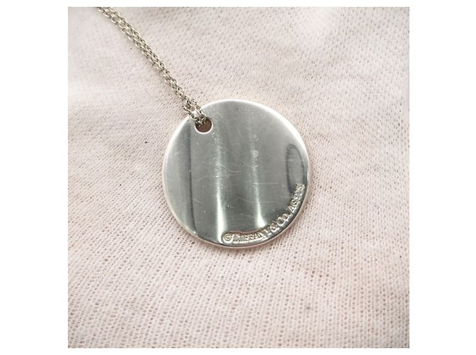 Tiffany & Co. Notes Round Plate Halskette Silber - Ansicht 7