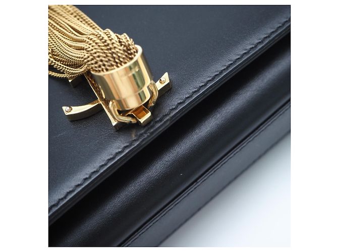 Borsa a tracolla Kate in pelle di vitello Yves Saint Laurent Nero - vista 11