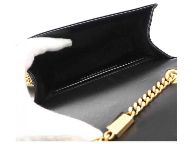Borsa a tracolla Kate in pelle di vitello Yves Saint Laurent Nero - vista 13