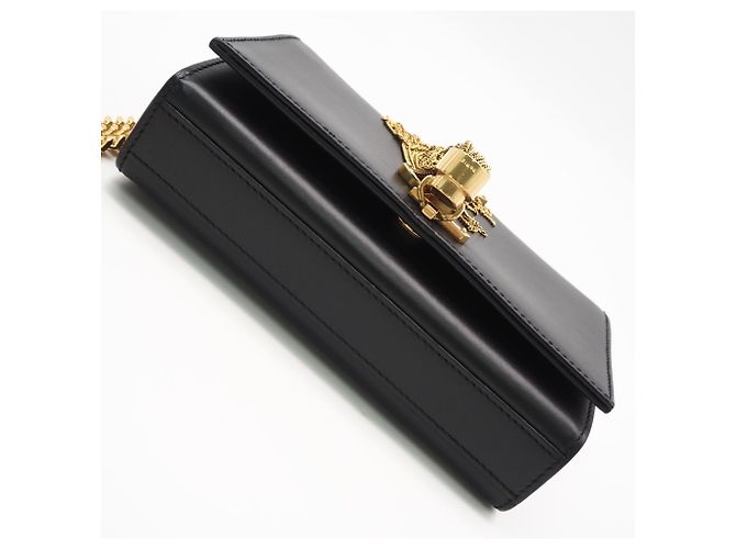 Borsa a tracolla Kate in pelle di vitello Yves Saint Laurent Nero - vista 7