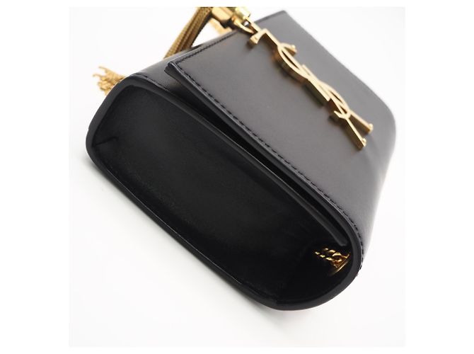 Borsa a tracolla Kate in pelle di vitello Yves Saint Laurent Nero - vista 9