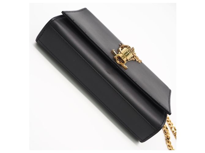 Yves Saint Laurent Kate Chain Schultertasche aus Kalbsleder Schwarz - Ansicht 7