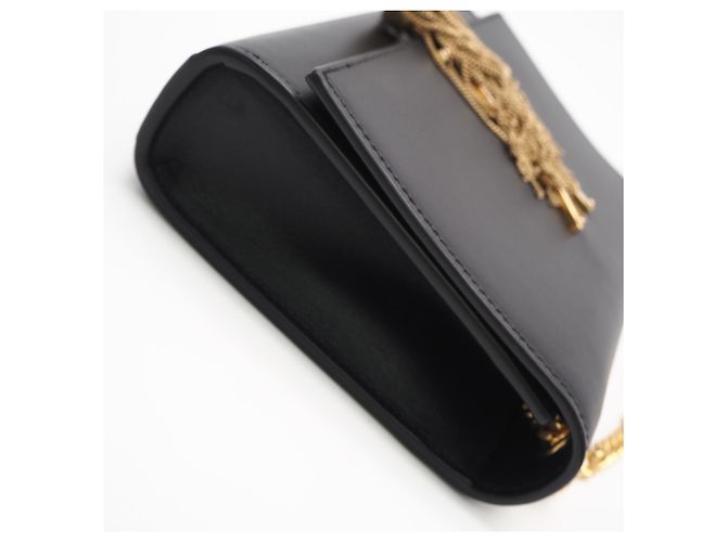 Yves Saint Laurent Kate Chain Schultertasche aus Kalbsleder Schwarz - Ansicht 9