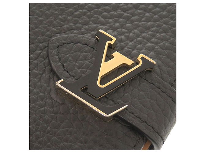 Louis Vuitton Bi-Fold Wallet aus schwarzem Taurillon-Leder - Ansicht 8
