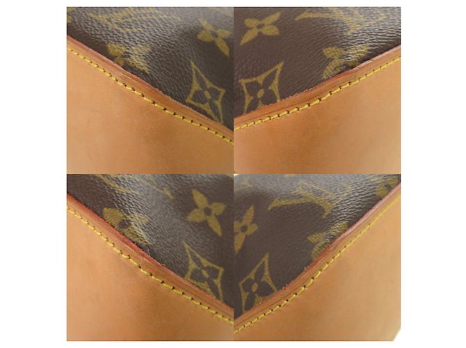 Borsa a tracolla Louis Vuitton Trotteur Monogram Marrone Monogramma - vista 4
