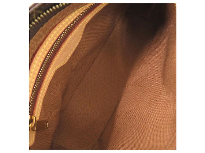 Borsa a tracolla Louis Vuitton Trotteur Monogram Marrone Monogramma - vista 5